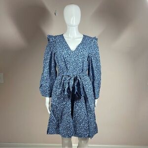 J.Crew Lightweight Cotton Puff-sleeve Mini Dress